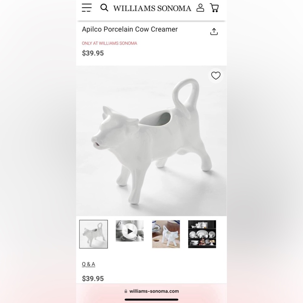 Cow Creamer - Brand New